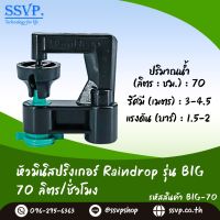 สปริงเกอร์ Raindrop รุ่น BIG-70  ปริมาณน้ำ 70 ลิตร/ชั่วโมง