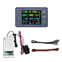 2.4 Inch Wireless Voltage Meter+Measuring Box AC100A Voltmeter Car Battery Charging Coulometer Capacity Power Monitor Spare Parts