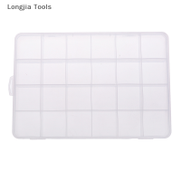 Longjia Tools 24ช่องกล่องพลาสติกกรณีเครื่องประดับลูกปัดเก็บภาชนะ CRAFT Organizer