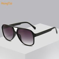 2022 New Fashion Luxury Square Sunglasses For Men Women Retro Double Bridges Clear Anti-Blu-Ray Glasses Frame Tranding Shades UV