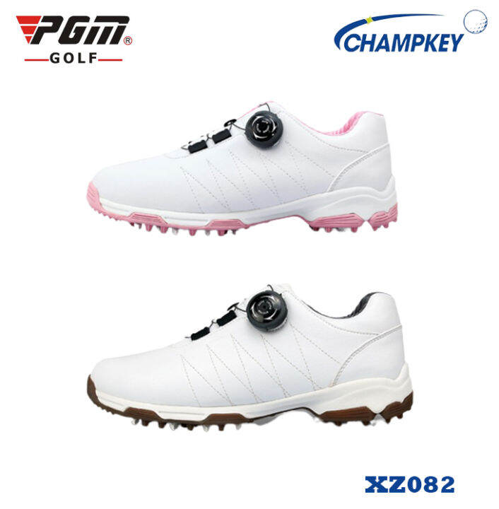 champkey-รองเท้ากอล์ฟผู้หญิงระบบผูกเชือก-lady-golf-shoes-auto-lacing-system-xz082