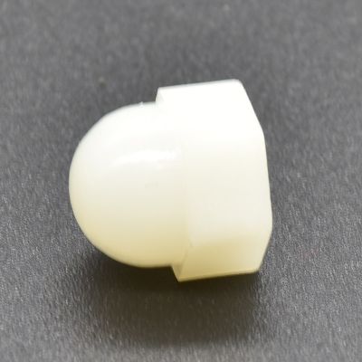 20/10Pcs DIN1587  M3 M4 M5 M6 M8 M10 M12 Black And White Nylon Nut Plastic Cap Nuts Decorative Acorn Nut Nails Screws Fasteners