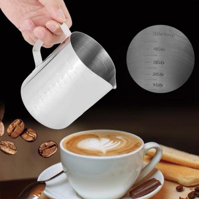Stainless Steel Foamer Cappuccino milk Coffee Jar Milk Frothing Jug Latte Art Kitchen Coffee Accessories