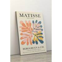 ภาพพิมพ์ผ้าใบมาทิสโปสเตอร์มาร์ทิสภาพพิมพ์ศิลปะ Henri Matisse โปสเตอร์โบราณนิทรรศการกระดาษทิชชู่ Decoupes Berggruen และ Cie 1ชิ้นไร้กรอบหรือกรอบไม้ (หรือกรอบอะลูมินัมอัลลอยสีดำ)