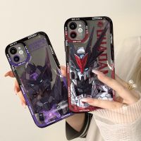 Suitable For All-Inclusive Transparent Mechanical Gundam Phone Case iPhone 14 Pro Max 13 12 Mini 11 XS XR X 8 7 Plus 6S 6 SE