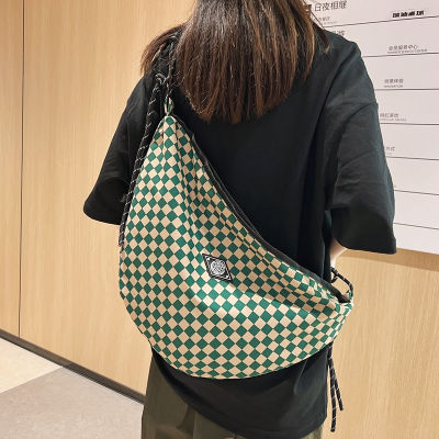 2023 Mens And Womens New Student Large Capacity Fashion Nylon Street Trend Womens Shoulder Bag 2023