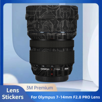 สำหรับ Olympus 7-14 F2.8 Pro รูปลอกผิวไวนิลห่อฟิล์มกล้องเลนส์ร่างกายป้องกันสติ๊กเกอร์ M.zuiko ดิจิตอล ED 7-14มิลลิเมตร2.8 F 2.8