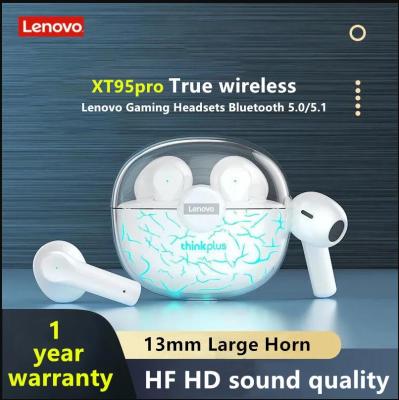 ZZOOI Original Lenovo XT95 Pro Bluetooth 5.0 Earphone 9D HIFI Sound Waterproof Reduce noise Wireless Earbuds Mic sports Game Earbuds