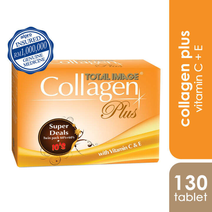 Total Image Collagen Plus + Vitamin C & E 2 x 60s+10s Lazada