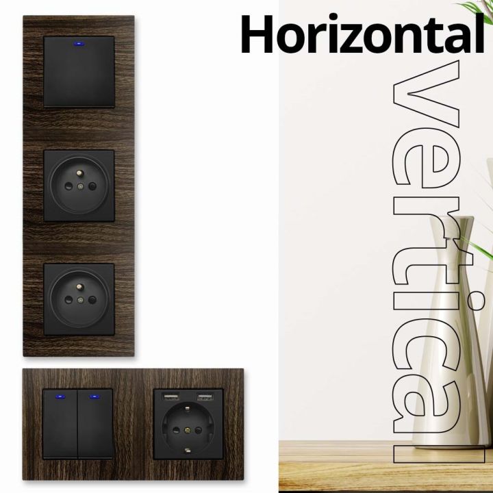 new-popular-wallpad-wood-texture-แผงอลูมิเนียมผนัง-powerelectric-outlet-functiondiy-รวมกันฟรี