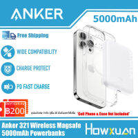 Anker 321 Magsafe ที่ชาร์จไร้สาย5000mAh A1616ที่ชาร์จ12W ใช้ได้กับอุปกรณ์ iOS