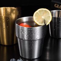 Shatterproof Unbreakable Drinking Beer Coffee Tea Cup Insulation Anti-Scalding Stainless Steel Water Mug Cups for Kids