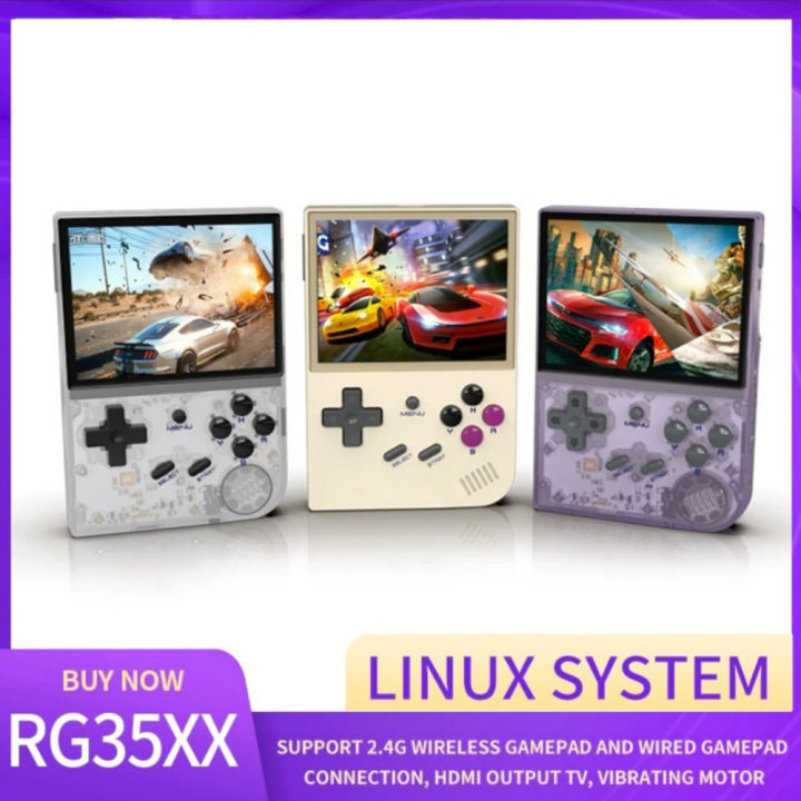 rg35xx-ระบบลีนุกซ์เกมคอนโซลมือถือแบบย้อนยุคขนาดเล็ก3-5นิ้ว-ips-640-480ผู้เล่นเกมส์หน้าจอของขวัญคริสต์มาสสำหรับเด็ก