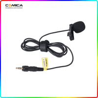 Comica CVM-M-O2 3.5mm Lavalier Microphone Omnidirectional Lapel Microphone for Wireless Microphone Transmitter