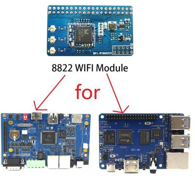 For Banana Pi RT8822CS V1.0 Expansion Board 802.11 A/B/G/N/Ac 2T2R WiFi+BT5.0 SDIO Module Supports BPI-M5 and BPI-F2P
