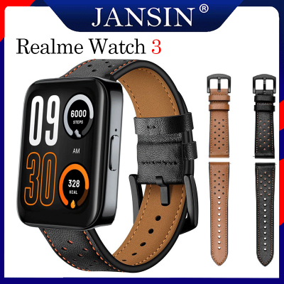 สาย Realme Watch 3 นาฬิกาอัจฉริยะ realme watch 3 สายหนัง สำหรับ realme watch 2/ 2 pro Replacement Wrist สายนาฬิกา