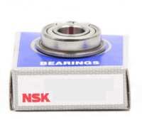 F6001 ZZ ( 12 x 28 x 8 mm.)  NSK Flange  Ball Bearing with Flange  แบบมีปีก = 1 ตลับ 6001ZZ/F