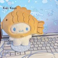 HOTOMI Cinnamoroll ตุ๊กตายัดไส้ Plushie Taiyaki ตุ๊กตาปลอกหุ้มหัวไม้กอล์ฟ Taiyaki ตุ๋น Taiyaki ตุ๊กตาผ้ากำมะหยี่น่ารักการ์ตูนเพื่อน Kado Ulang Tahun