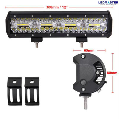 LED LIGHT BAR 240W สปอร์ตไลท์ไฟรถยนต์led ไฟหน้ารถ ไฟท้าย ไฟตัดหมอก รุ่น High CLASS 3 Row 12V-24V เเสงขาว งานพรีเมี่ยม