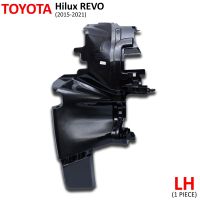 พลาสติก ข้างหม้อน้ำ ข้างซ้าย สีดำ ใส่ โตโยต้า ไฮลัค รีโว่ Toyota Hilux Revo SR5 Pick UP ตัวแรกก่อน Rocco ปี 2015-2017