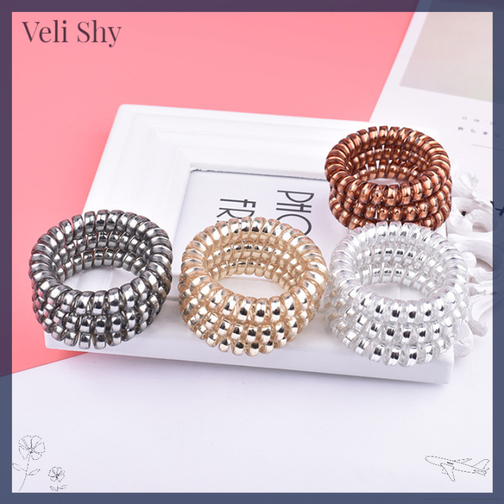 veli-shy-หมวกผู้หญิงหลากสีสายโทรศัพท์แถบยางยืดหยุ่นสาวหมากฝรั่งผมหางม้า