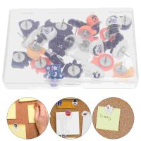 ⊙ Accessories Plastic Thumb Tacks Posters Halloween Supply Pushpins Message Board Bulletin Thumbtacks Reliable