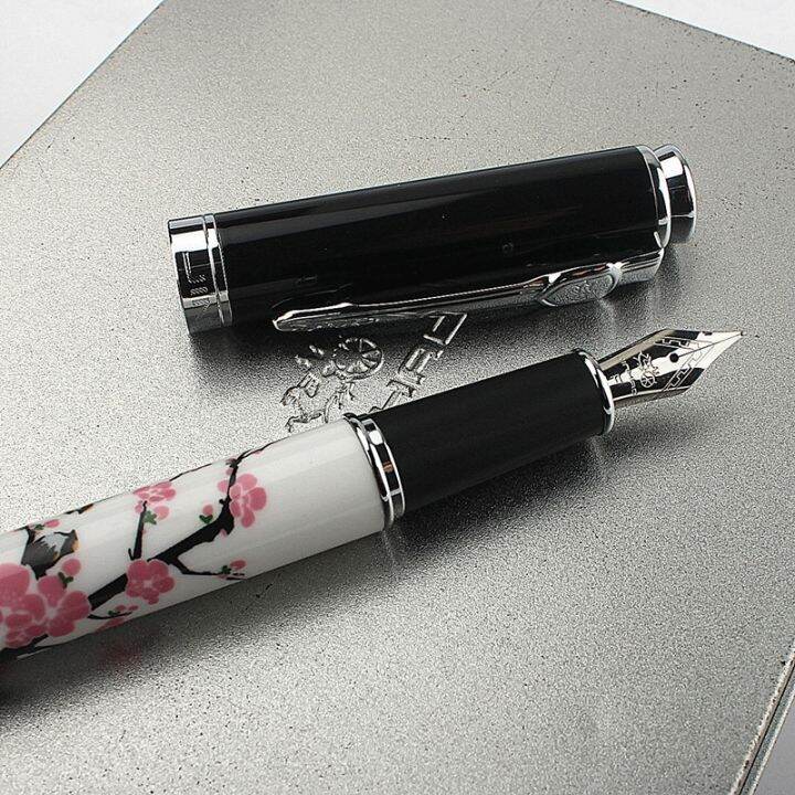 jinhao-8802-fountain-pen-handmade-beautiful-f-m-bent-fashion-writing-office-ink-pen-giftstationery