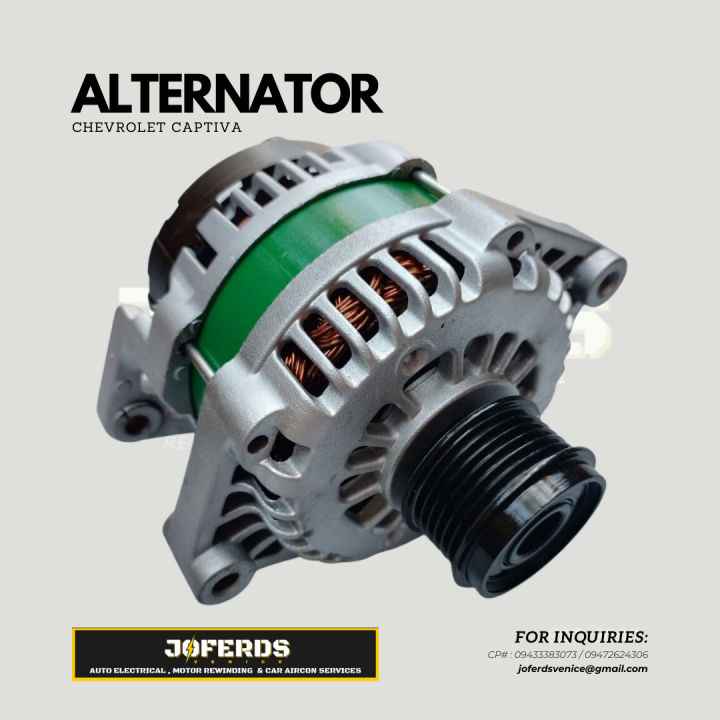 ALTERNATOR (CHEVROLET CAPTIVA) 20072011 DIESEL 12V 140 AMPERES