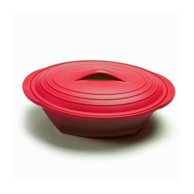 NORPRO 180R SILICONE STEAMER WITH INSERT-RED