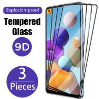 3PC Full Cover Tempered Glass For Samsung A51 A71 A31 A41 A42 Screen Protector For Samsung A21 A21S A10 A10s A20 A30 A40 A50 A70