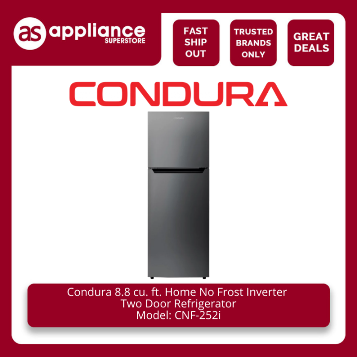 condura cnf252i 8.8 cu ft two door refrigerator