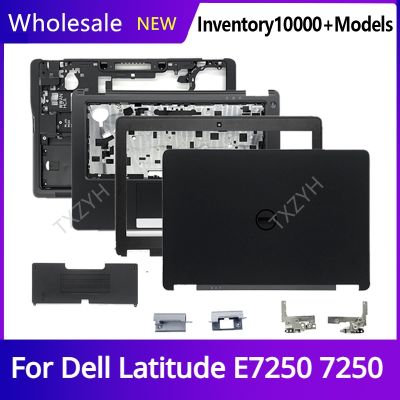 New Original For Dell Latitude E7250 7250 Laptop LCD back cover Front Bezel Hinges Palmrest Bottom Case A B C D Shell