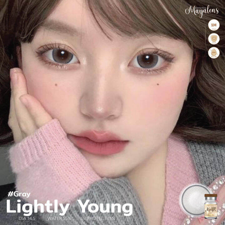 คอนแทคเลนส์-ขนาดบิ๊กอาย-lightly-young-mayalens