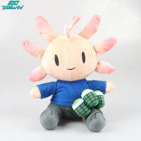 Smg4ตุ๊กตาหนานุ่ม Axol รูปตุ๊กตาการ์ตูนการ์ตูนซาลาแมนเดอร์ Plushie