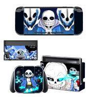 ไวนิลสติกเกอร์ป้องกันผิวUndertaleสกินสำหรับNintendo Switch NS Console + Controller + ขาตั้งผู้ถือDockสติกเกอร์-hjgytyuuiytt