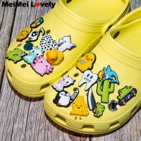 【YD】 Animals Set Croc Shoe Charms Frog Salamander Sharks Decorations Ghosts Jeans