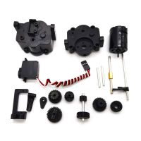 1ชุด AssembledMetal เกียร์370มอเตอร์เกียร์เปลี่ยนความเร็วสำหรับ WPL B1 B24 B16 B36 C24 1/16 4WD 6WD รถ RC