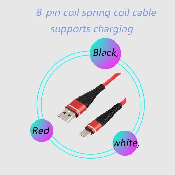 usb-c-type-c-cable-stretched-coiled-spring-spiral-type-c-male-extension-cord-data-sync-charger-wire-charging-cable-for-samsung