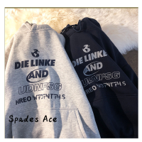 Spades Ace เสื้อฮู้ด เสื้อแขนยาวอบอุ่น หลวมและสบาย ทันสมัย สไตล์ ทันสมัย แฟชั่น A98J39F 41Z231010