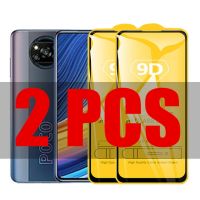 （ ATV ）2ชิ้น9D แก้ว ForPoco X3Protective แก้วบน ForPocoPRO NFC Pocophone X3pro ฟิล์มป้องกันหน้าจอ