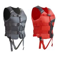 Oxford Boating Life Vest Adjustable Buckle Portable Buoyancy Swimming Drifting Vest Adults Life Jacket Neoprene Safety Life Vest  Life Jackets