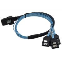 1เมตร30awg มินิ Sas ภายใน36pin Sff 8087 W/ Latch To 4 X 7pin Sata สายเบรคออกไปข้างหน้าด้วยไนลอนถักเปีย1ชิ้น