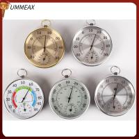 UMMEAX โลหะสำหรับตกแต่ง ประเภทตัวชี้การดูดความชื้น -10 ~ 50 ℃ ทองเงินเงิน เทอร์โมไฮโกรมิเตอร์ ที่มีคุณภาพสูง ความแม่นยำสูง เครื่องวัดความชื้นอุณหภูมิ ห้องครัวในบ้าน