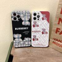 เคสโทรศัพท์ฝาหลัง TPU นุ่มกันกระแทกพร้อมดีไซน์การ์ตูนหมีน่ารักสำหรับ iPhone 14 Pro Max Plus เคสป้องกันโทรศัพท์มือถือเต็มตัวสำหรับ iPhone 13 Pro ปกสูงสุด Iphone 12 Mini 11 XS XR 6/6S/7/8Plus Se