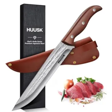 Huusk Japan Knife, Brisket Knife 11.6 Inch Premium Slicing Knife Hand  Forged