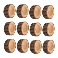 12Pcs Wooden Candle Holder,Votive Tealight Holder for Wedding Party for Table,Halloween Christmas Party Home Decor