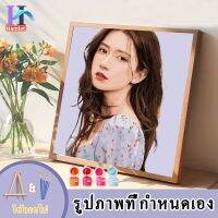 kqmgqo Hamlet【รูปภาพที่กำหนดเอง】DIY ระบายสีตามตัวเลข/พร้อมกรอบ/40x50ซม.ทุกขนาด/ของขวัญที่ไม่ซ้ำใคร/ของตกแต่งบ้าน