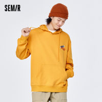 Semir เสื้อกันหนาวผู้ชาย2022ใหม่ที่มีสีสันรูปแบบเด็กชายน้ำฤดูใบไม้ผลิแห่งชาติน้ำหลวมแฟชั่น Drawstring คลุมด้วยผ้าเสื้อผ้าผู้ชาย