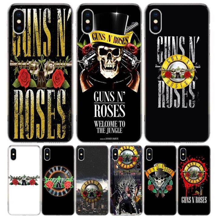 Guns N Roses Silicone Phone Case for Apple iPhone 13 12 Mini 11