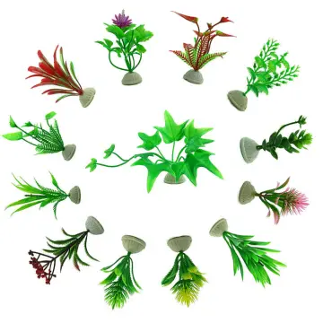 10pcs Simulation Water Grass Aquarium Landscaping Green Artificial